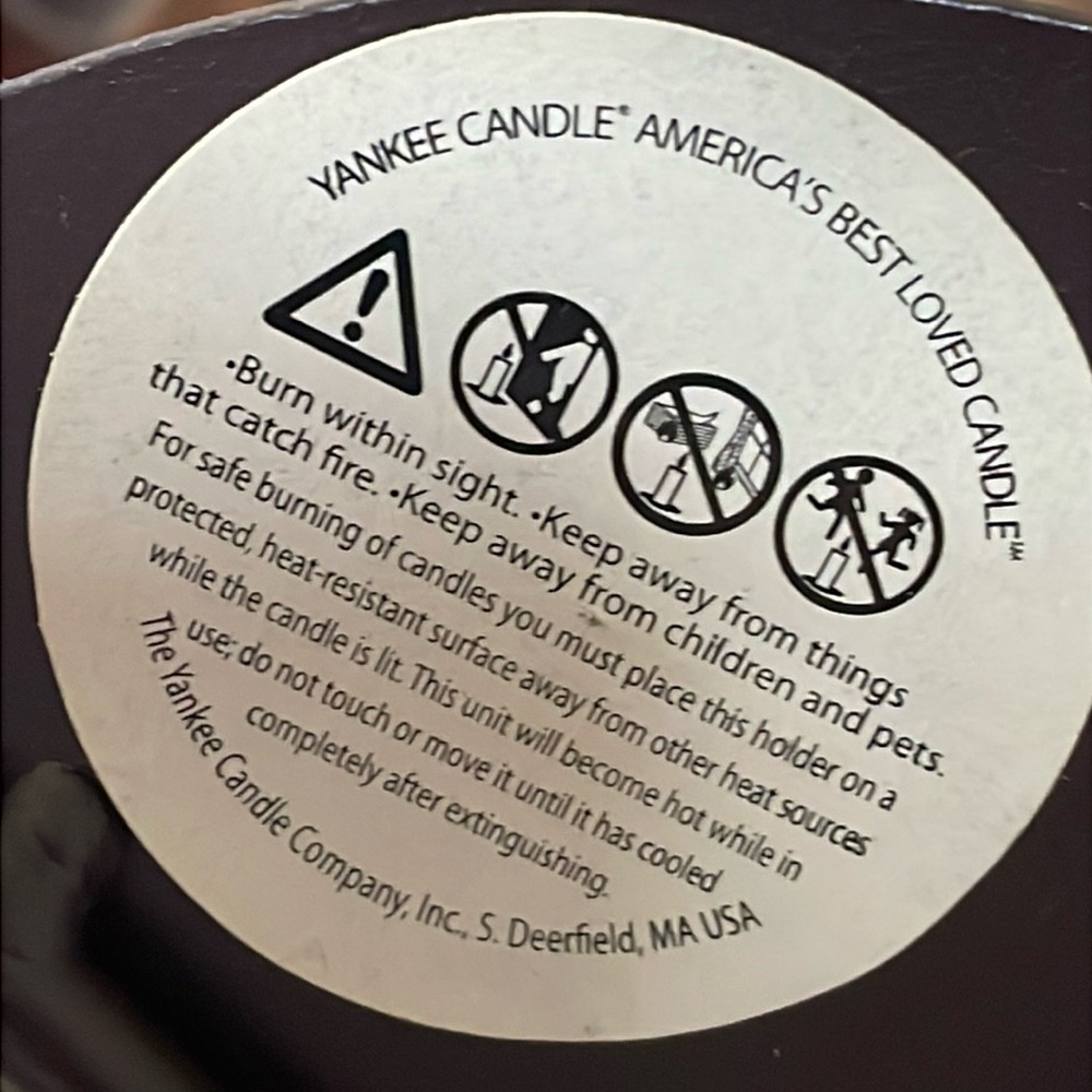 NWT~Yankee Candle Elegant Brown Metal Scroll 3 Wick Candle Display Stand - Picture 5 of 5